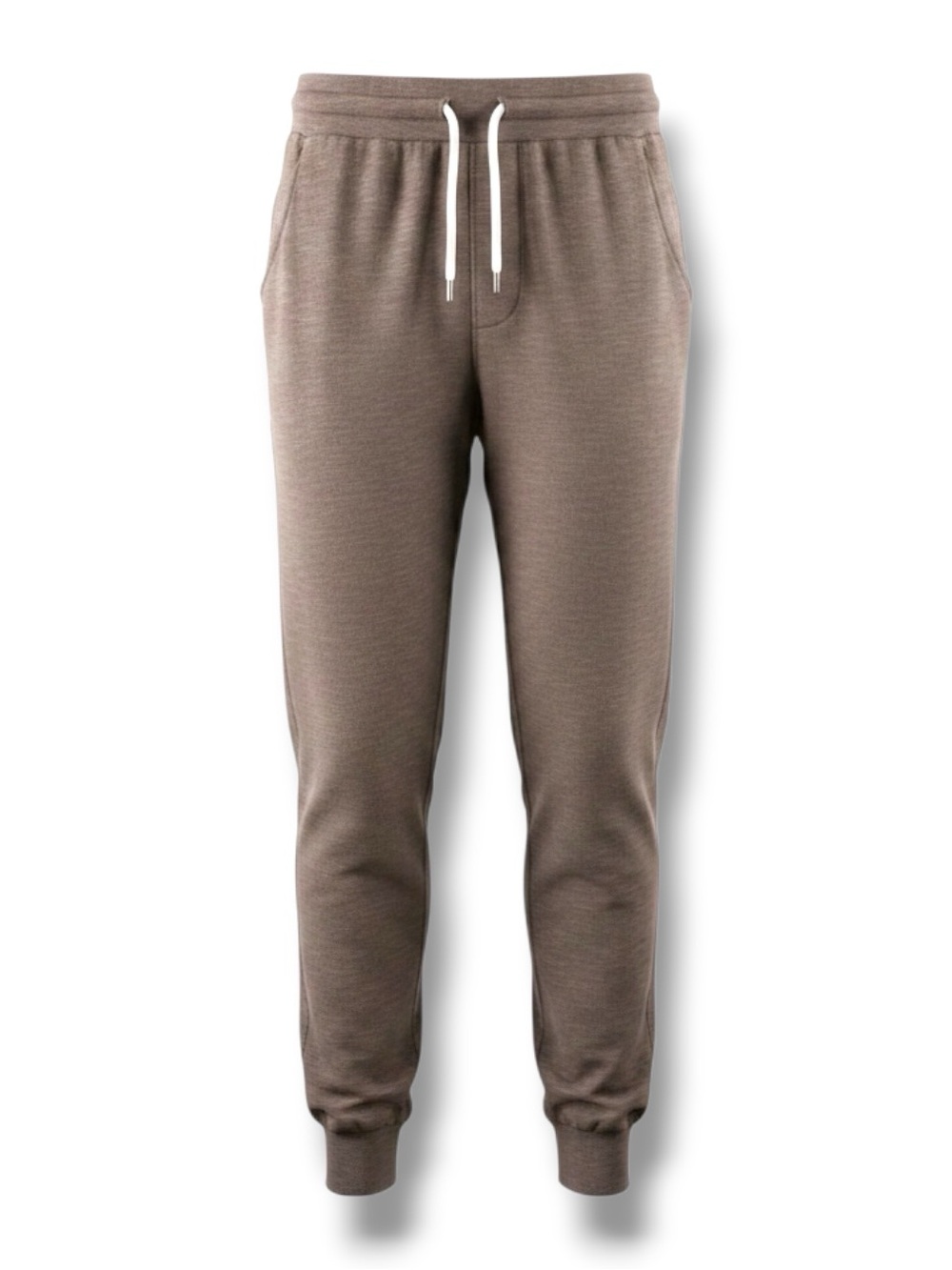MONROW Track Pants & Joggers in Brown Size XS